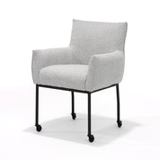 Giant armstoel - Stof Oasis Shell, Skate wielen