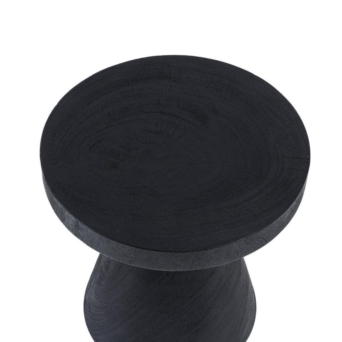 Timeless Handmade Luxury Side Table in Black with Artisan Design