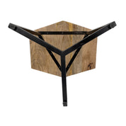 Handmade Artisan Side Table - Timeless Luxury Design in Black