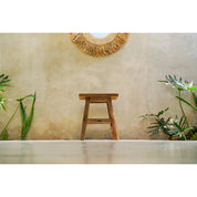 Yoke reclaimed teak stool – tall