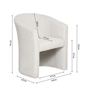 Sessel Charly Bouclé Sand