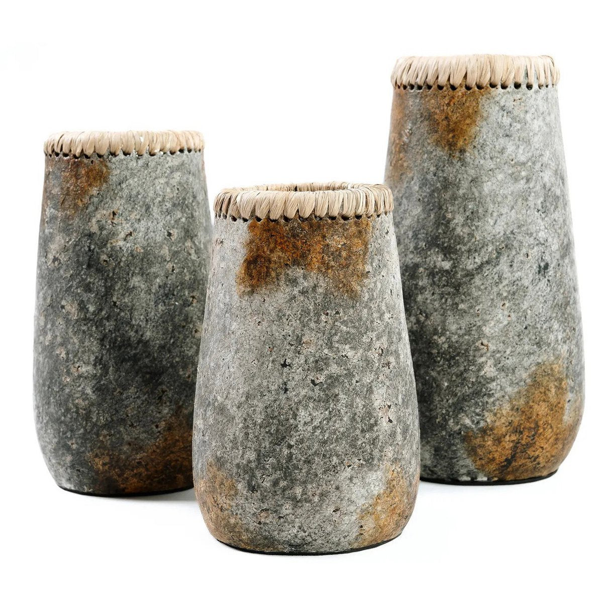 Curated Artisan Sneaky Vase in Antique Grey - Timeless Luxury
