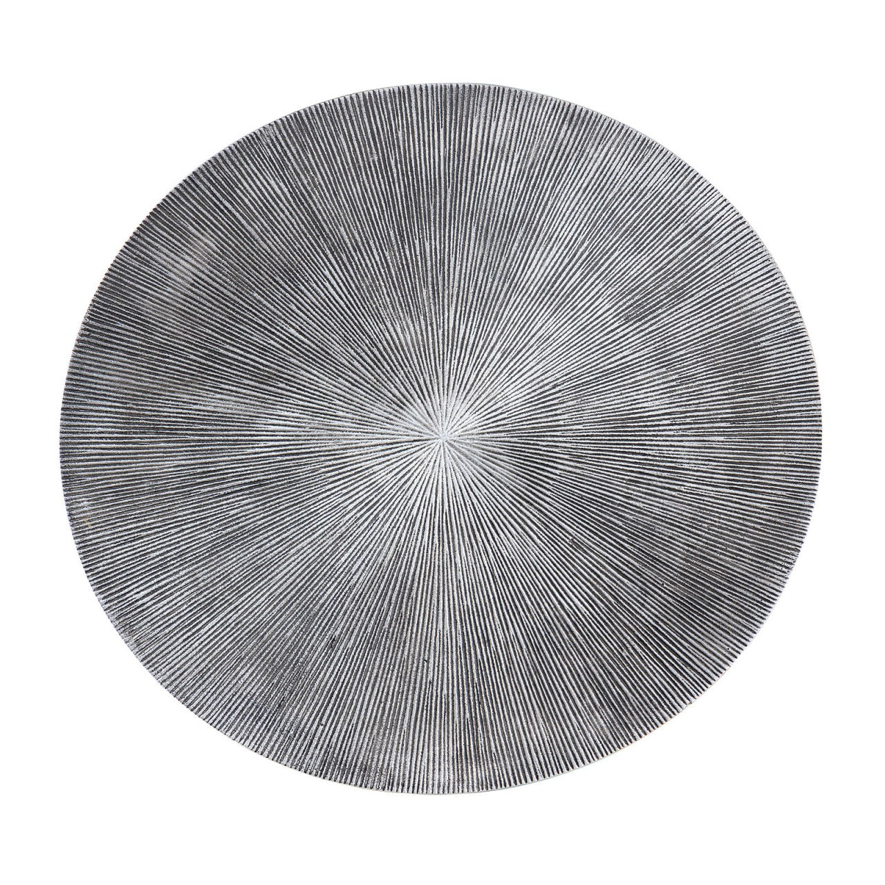 Calvera silbernes Aluminium-Beistelltisch-Set