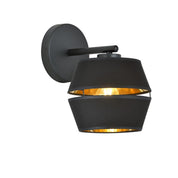 LUNOR Black Gold Wall Lamp