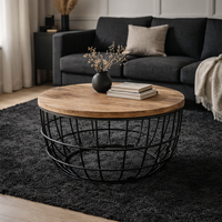 Lexara Tabakholz Beistelltisch