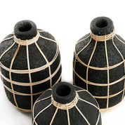 Handcrafted Black Whoopy Vase - Timeless Artisan Design