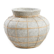 Handcrafted Luxury Belly Vase in Premium Natural Concrete