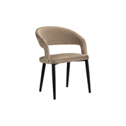 Elegant Sand White Tusk Chairs, Hand-Finished Craftsmanship