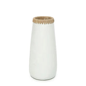 Handcrafted Timeless Vase in White Natural Design - FANNUR BBL