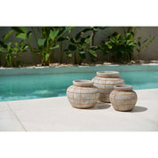 Timeless Handmade Concrete Belly Vase - Artisan Luxury Design