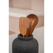 Timeless Artisan Crafted Black Peaky Vase with Luxury Design