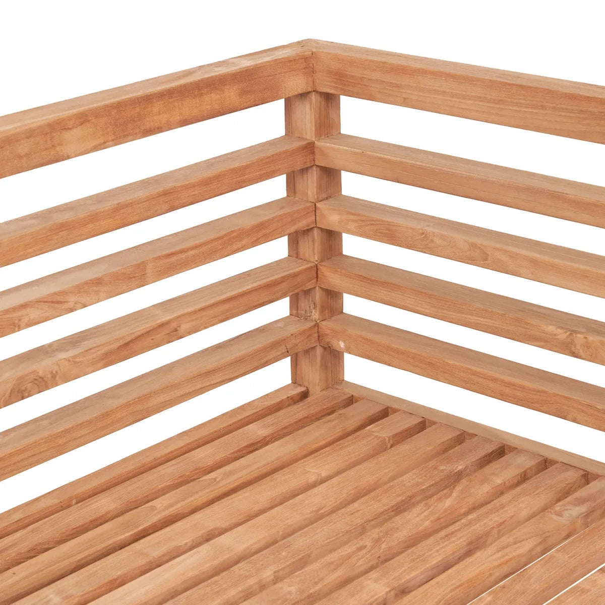 Curated Luxury Artisan Two-Seater Sofa in Natural Materials