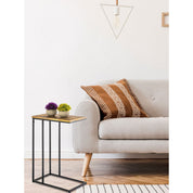 Handmade Artisan Side Table - Timeless Luxury Design 25x60cm