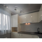 Handcrafted Luxury LED Ceiling Light in Chrome and Acrylic