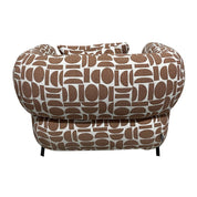 Curated Handmade Luxury Lounge Chair in Timeless Terracotta