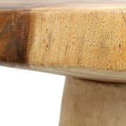 Handcrafted Luxury Timber Conic Side Table - Artisan Design
