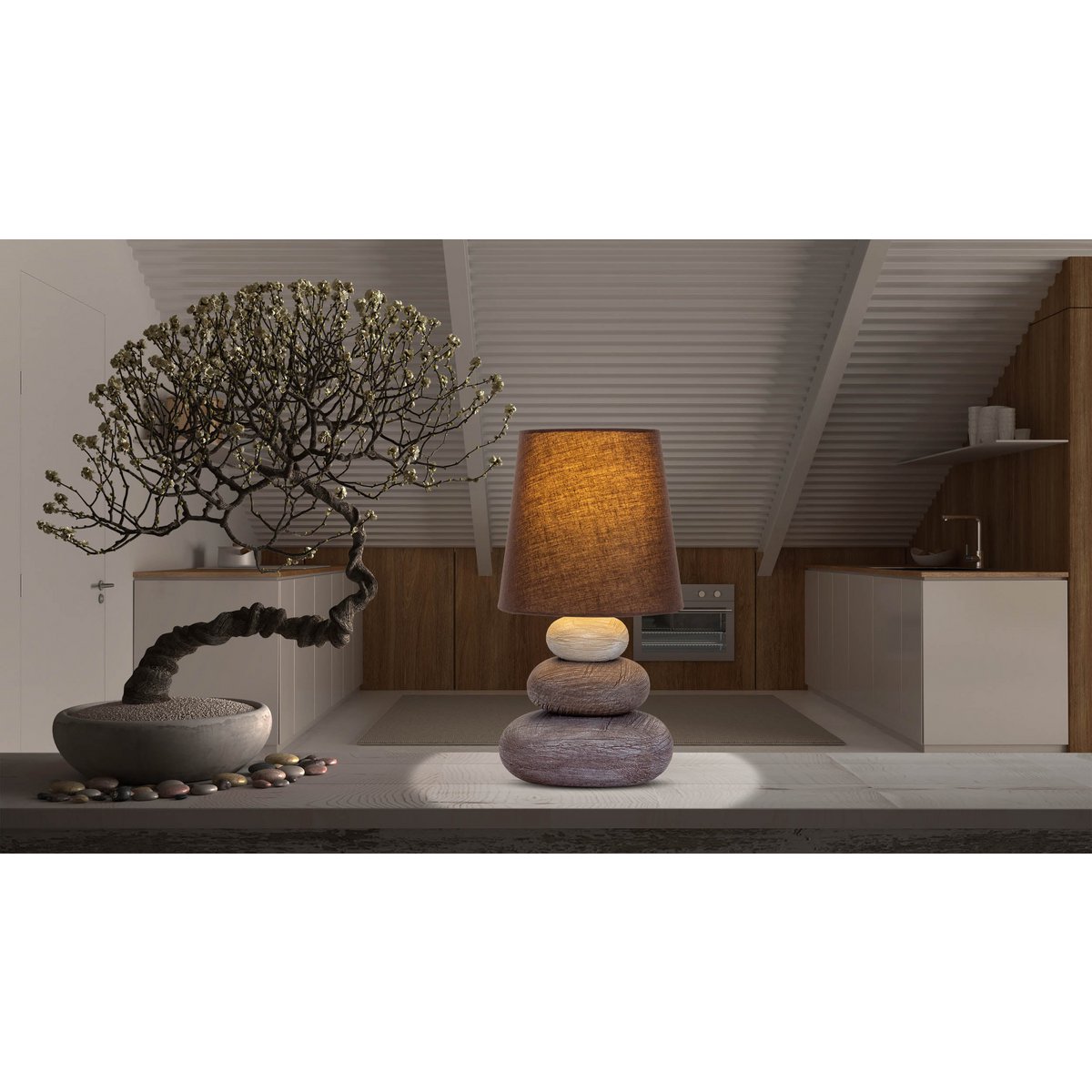 Timeless Handmade Ceramic Table Lamp with Artisan Design