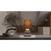 Zeitlose handgefertigte Keramik-Tischlampe mit kunsthandwerklichem Design