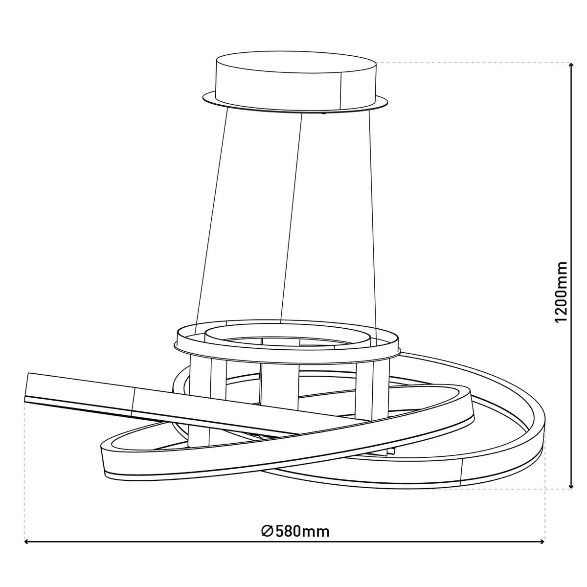 Luxury Handmade LED Pendant Light, Artisan Crafted Design