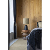 Trapezoid suar wood stool