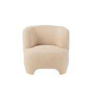 Élois Knit Lounge Chair – Soft Ivory Bouclé