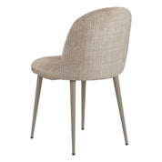 Elegant Hand-Finished Egg Chair Set in Cream, Minimalist Design