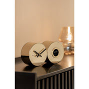 Handcrafted Luxury Wall Clock Duo in Premium Natural Design