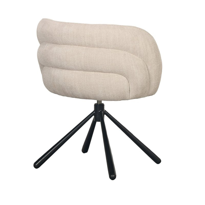 Bespoke FANNUR PTP Rotating Chair in Elegant Beige Tones
