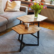 Timeless Luxury Handmade Coffee Table Set (2 pcs)