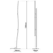Hochwertige handgefertigte LED-Stehlampe – Zeitloses kunsthandwerkliches Design