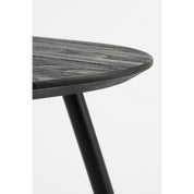 Handcrafted Recycled Wood & Metal Side Table Set (2 pcs)