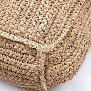 Padar raffia pouf