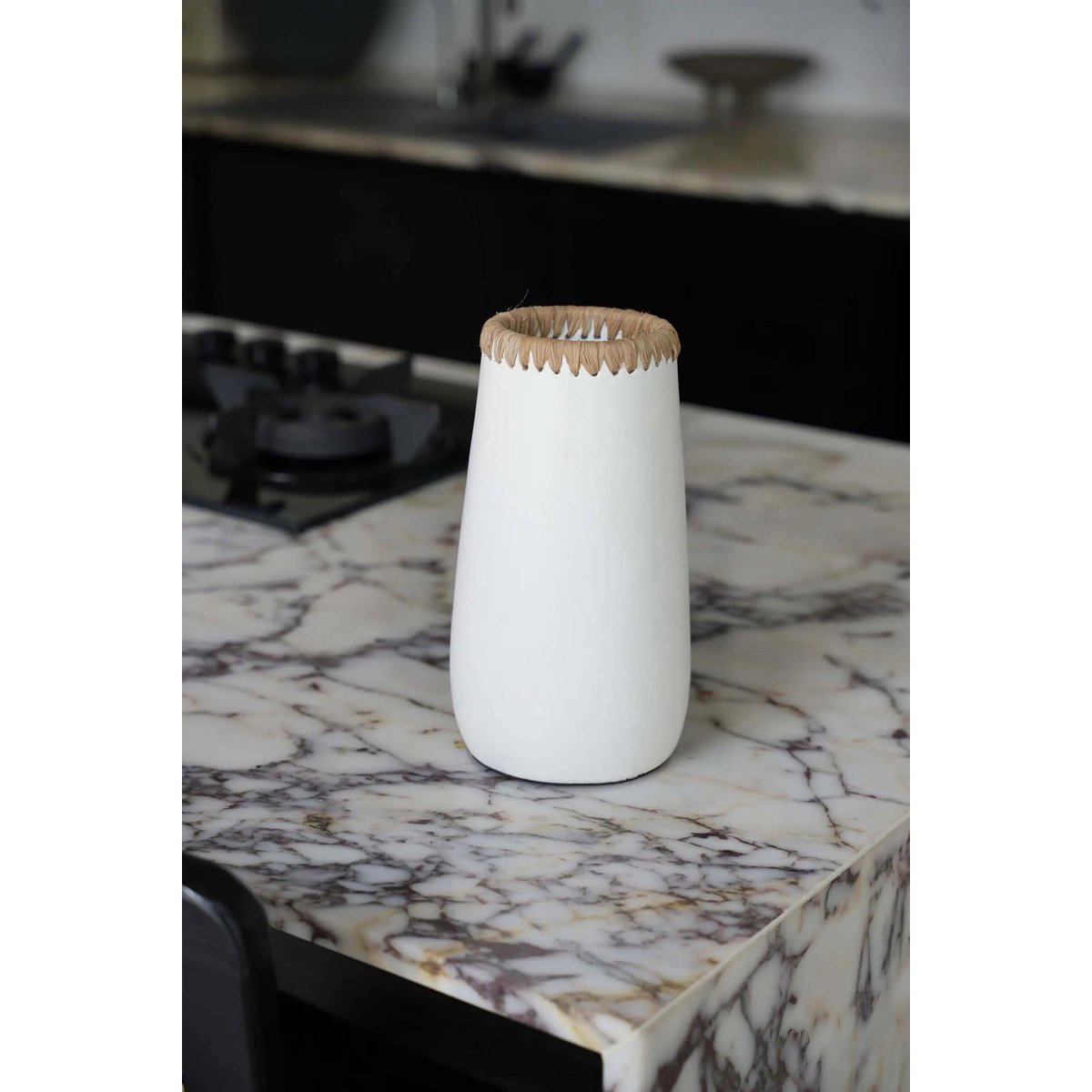 Handcrafted Luxury Vase - Timeless Artisan Design in White