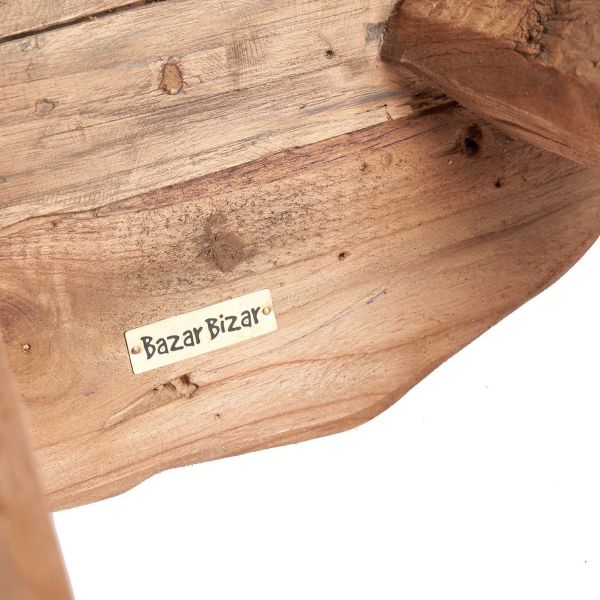 Handcrafted Luxury Rustic Side Table - Timeless Artisan Design