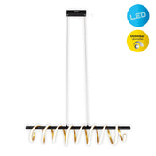 Handgefertigte Luxus-LED-Hängeleuchte für zeitlose Gestaltungseleganz