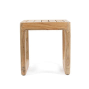 Symi reclaimed teak stool