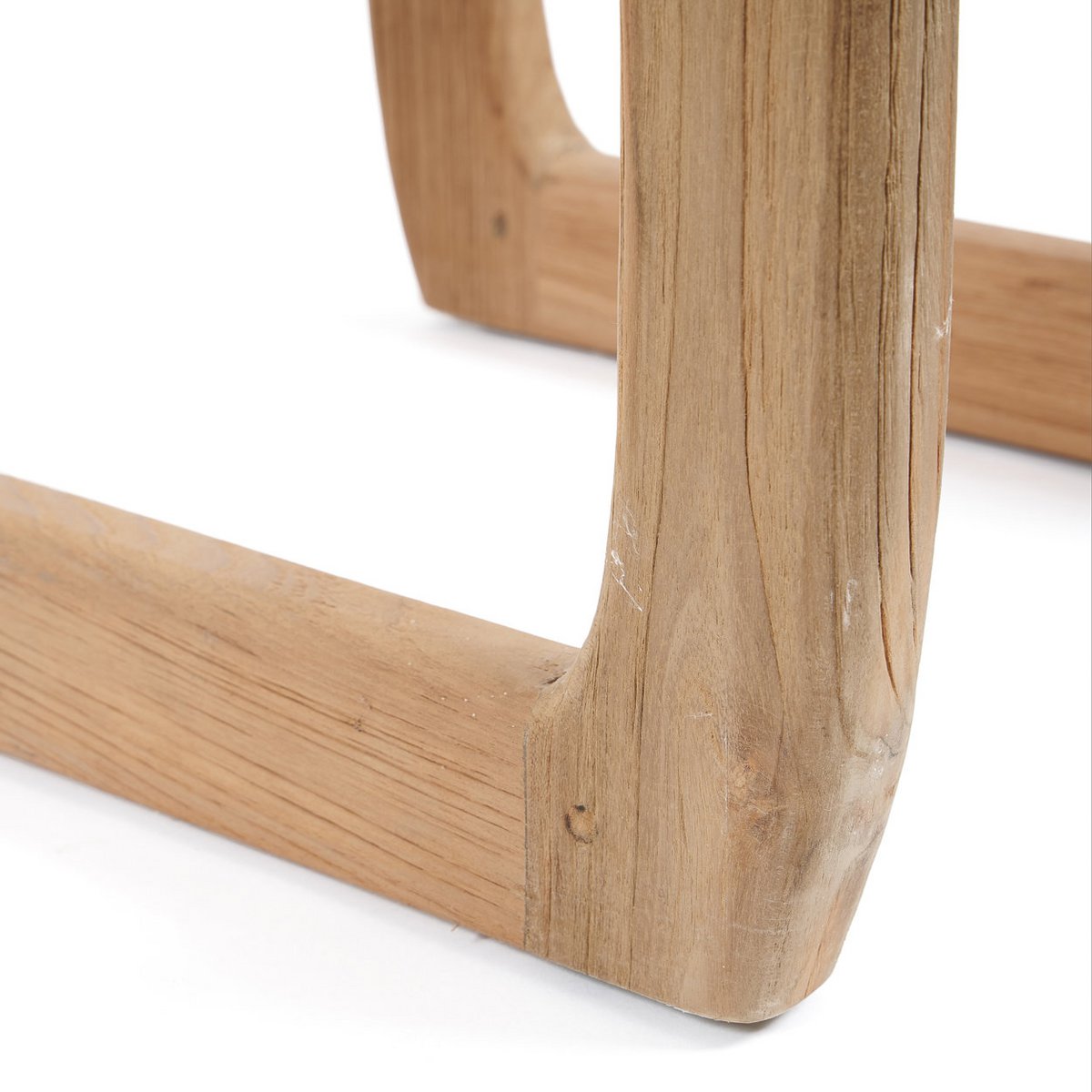 Symi reclaimed teak stool