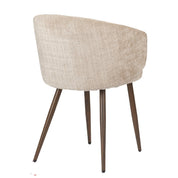 Elegant Hand-Finished Luna Chairs in Cream - Artisanal Craftsmanship