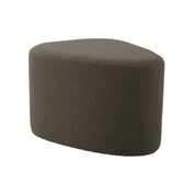 Ada grey bouclé pouf