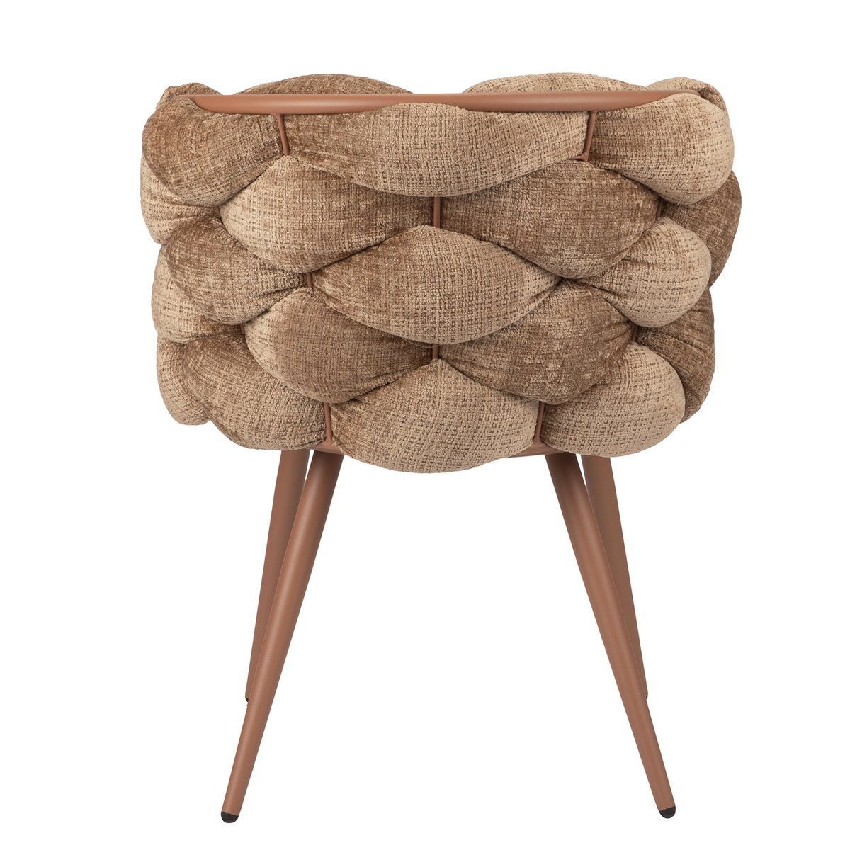 Hand-Finished Caramel Rock Chairs - Elegant Minimalist Design