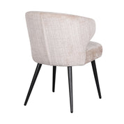 Elegant Bespoke Cream Chairs - Hand-Finished Minimalist Design