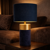 Mary Gold blaue Tischlampe