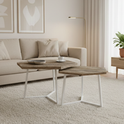 Timeless Luxury Handmade Coffee Table Set (2 pcs)